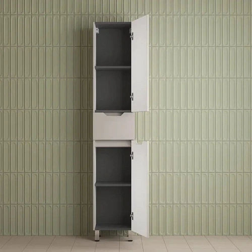 Шкаф-пенал Style Line Остин 36 см ЛС-00002413 крем эмаль PLUS, напольный Шкаф-пенал Style Line Остин 36 см ЛС-00002413 крем эмаль PLUS, напольный