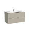 Картинка анонса товара «тумба под раковину sancos snob r snr90ce 890х445х500 beige soft, подвесная»