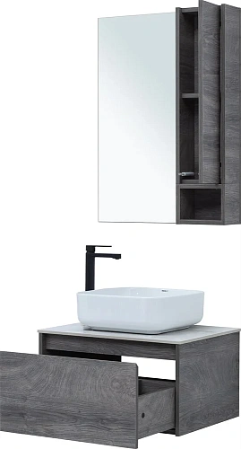 Комплект мебели STWORKI Карлстад 60 дуб рошелье, монте тиберио, с отверстием под смеситель в столешн 425174 Комплект мебели STWORKI Карлстад 60 дуб рошелье, монте тиберио, с отверстием под смеситель в столешн 425174