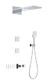 Душевая система Wonzon & Woghand с термостатом, встраиваемая, хром (WW-D4538-A-CR) Душевая система Wonzon & Woghand с термостатом, встраиваемая, хром (WW-D4538-A-CR)