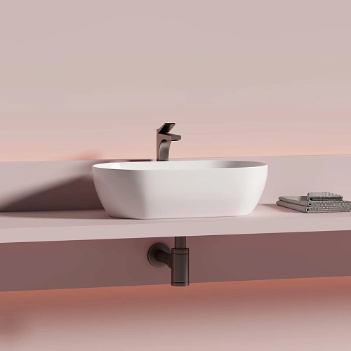 Раковина Ceramica Nova Twist CN12001 накладная овальной формы 500x300x140 белый Раковина Ceramica Nova Twist CN12001 накладная овальной формы 500x300x140 белый