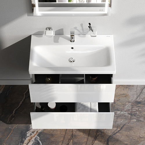 Тумба под раковину AM.PM Gem M90FHX07522WG подвесная, 75 см push-to-open, белый Тумба под раковину AM.PM Gem M90FHX07522WG подвесная, 75 см push-to-open, белый