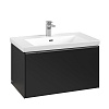 Картинка анонса товара «тумба под раковину villeroy &amp; boch subway 3.0 с подсветкой volcano black / volcano black c573l0vl»