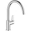 Смеситель для кухни GROHE BauCurve, высокий излив, хром (31536001)