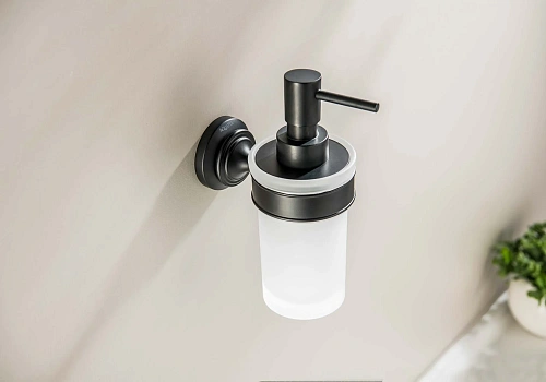 Дозатор жидкого мыла Aquatek КЛАССИК AQ4505MB черный матовый Дозатор жидкого мыла Aquatek КЛАССИК AQ4505MB черный матовый