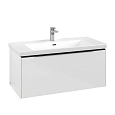Тумба под раковину Villeroy & Boch Subway 3.0 с подсветкой Brilliant White / Brilliant White C569L1V C569L1VE Тумба под раковину Villeroy & Boch Subway 3.0 с подсветкой Brilliant White / Brilliant White C569L1V C569L1VE