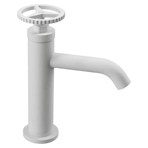 Смеситель для раковины Remer Chrono CH12BO, белый матовый Смеситель для раковины Remer Chrono CH12BO, белый матовый