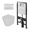 Картинка анонса товара «комплект унитаза d&amp;k ds1021602 dt1026016 с инсталляцией di8055119 и клавишей смыва db1519016»