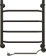 Полотенцесушитель электрический EWRIKA Сафо T 60х50 R, чёрный матовый 465675 Полотенцесушитель электрический EWRIKA Сафо T 60х50 R, чёрный матовый 465675