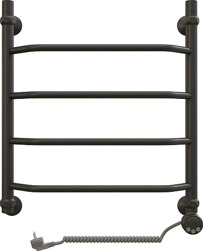 Полотенцесушитель электрический EWRIKA Сафо T 60х50 R, чёрный матовый 465675 Полотенцесушитель электрический EWRIKA Сафо T 60х50 R, чёрный матовый 465675
