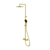 Душевая система WHITECROSS Y Y1254TOPGLB термостатическая, брашированное золото