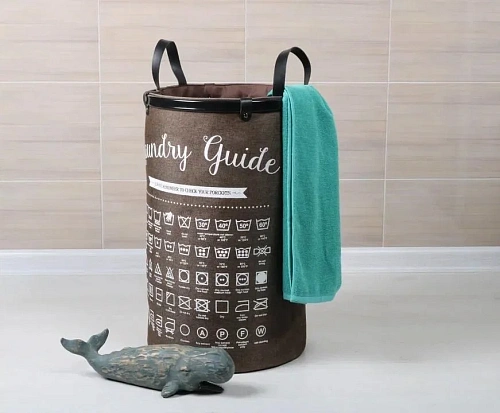 Корзина для белья FX-1034, коричневая, 80 литров Корзина для белья FX-1034, коричневая, 80 литров