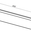 Полка Aquanet Магнум 60x12 сталь браш 00334111 Полка Aquanet Магнум 60x12 сталь браш 00334111