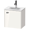 Картинка анонса товара «тумба под раковину duravit brioso br4208r1022 подвесная 44 см белый глянцевый»