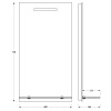 Зеркало Evoform Ledline-S BY 2151 40х75 см Зеркало Evoform Ledline-S BY 2151 40х75 см