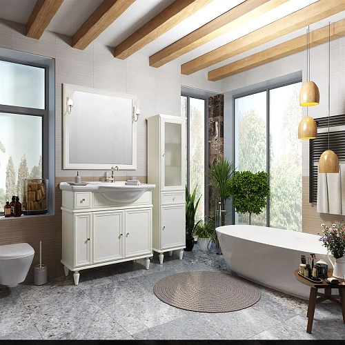 Шкаф-пенал Opadiris Санрайз Z0000006539 правый слоновая кость Шкаф-пенал Opadiris Санрайз Z0000006539 правый слоновая кость