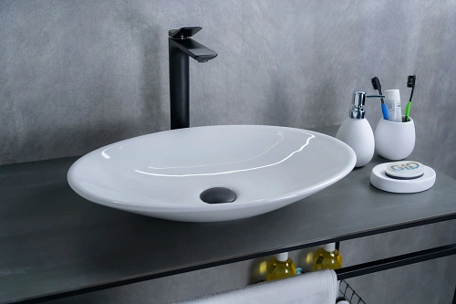 Раковина Gid N9022 51110 накладная белая 50x35x9 Раковина Gid N9022 51110 накладная белая 50x35x9