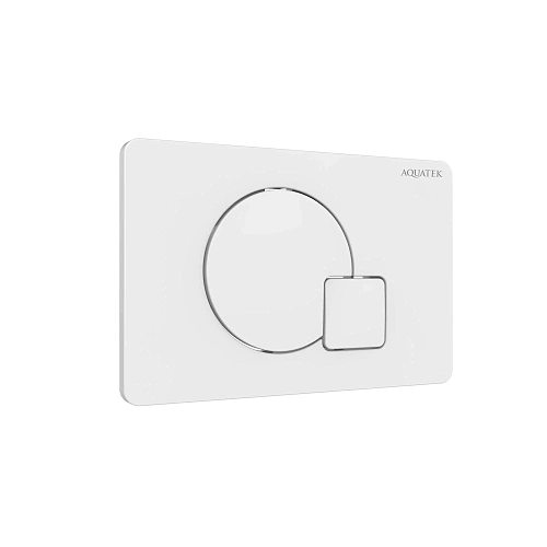 Клавиша смыва Aquatek KDI-0000066 QA белый глянец Клавиша смыва Aquatek KDI-0000066 QA белый глянец