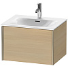 Картинка анонса товара «тумба под раковину duravit xviu xv40320b171 подвесная 61 см средиземноморский дуб»