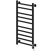 Картинка анонса товара «полотенцесушитель электрический ника step-2 100/50 ral9005 черный матовый правый тэн step-2 100/50 черн мат прав»