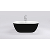 Картинка анонса товара «ванна отдельностоящая black&amp;white sb111 black акриловая 111sbbl»