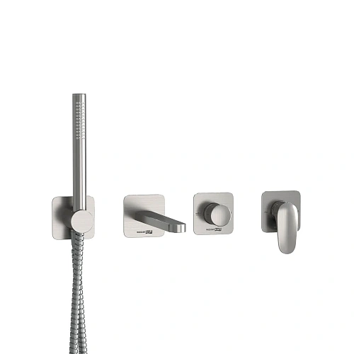 Смеситель для ванны WasserKRAFT A1451.272.274.275.100.276 встраиваемый никель Смеситель для ванны WasserKRAFT A1451.272.274.275.100.276 встраиваемый никель