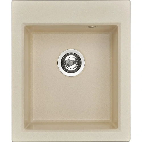Кухонная мойка Aquaton Линеа 43 1A732932LW290 из литого мрамора, шампань Кухонная мойка Aquaton Линеа 43 1A732932LW290 из литого мрамора, шампань