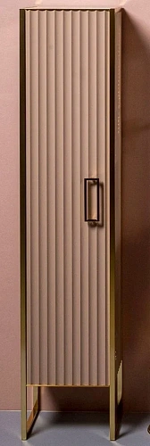 Шкаф-пенал Armadi Art MONACO 868-CPG-L капучино глянец + золото L Шкаф-пенал Armadi Art MONACO 868-CPG-L капучино глянец + золото L