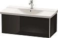 Тумба под раковину Duravit XSquare XS408204040 подвесная 101 см черный глянцевый Тумба под раковину Duravit XSquare XS408204040 подвесная 101 см черный глянцевый