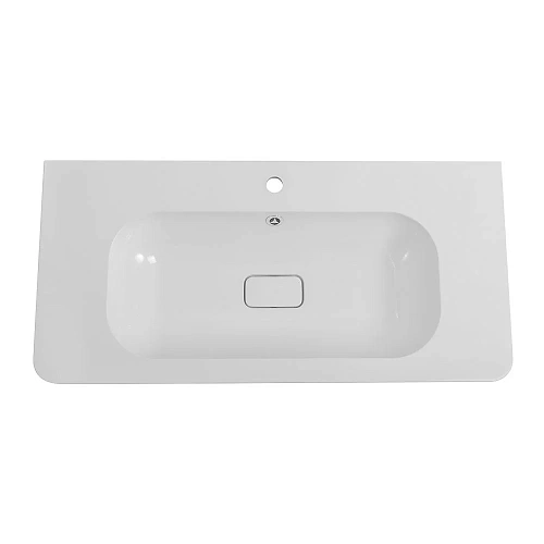 Раковина CEZARES CZR-1000/480-LV-MR-NV белый матовый 1000x480 искусственный камень Раковина CEZARES CZR-1000/480-LV-MR-NV белый матовый 1000x480 искусственный камень