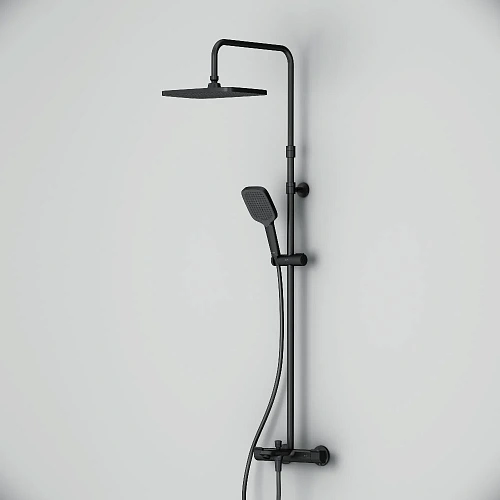Душевая система AM.PM Func F078F522 с термостатом, черная Душевая система AM.PM Func F078F522 с термостатом, черная