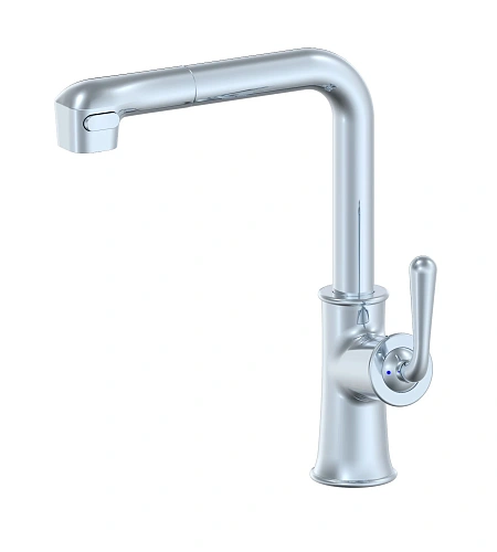 Смеситель для кухни Wonzon & Woghand с выдвижным изливом, хром (WW-88439008A-CR) Смеситель для кухни Wonzon & Woghand с выдвижным изливом, хром (WW-88439008A-CR)