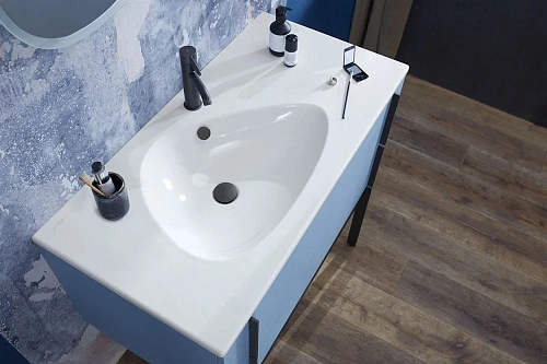 Смеситель для раковины Jacob Delafon Nouvelle Vague E78335-BLV с донным клапаном Смеситель для раковины Jacob Delafon Nouvelle Vague E78335-BLV с донным клапаном