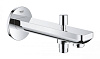 Картинка анонса товара «излив для ванны grohe baucontemporary с переключателем, вынос 170 мм, хром (13390000)»