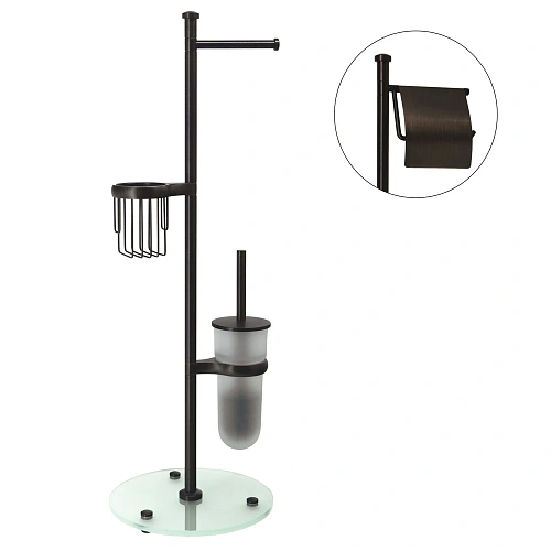 Стойка аксессуаров WasserKRAFT K-1246 темная бронза Стойка аксессуаров WasserKRAFT K-1246 темная бронза