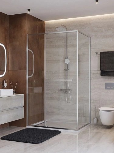 Душевой уголок CEZARES LUX-AH-FS-11-120/90-C-CR 120x90 см, профиль хром, стекло прозрачное Душевой уголок CEZARES LUX-AH-FS-11-120/90-C-CR 120x90 см, профиль хром, стекло прозрачное