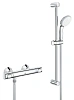 Смеситель для душа GROHE QuickFix Precision Flow с душевым гарнитуром, хром (34841000) термостат Смеситель для душа GROHE QuickFix Precision Flow с душевым гарнитуром, хром (34841000) термостат