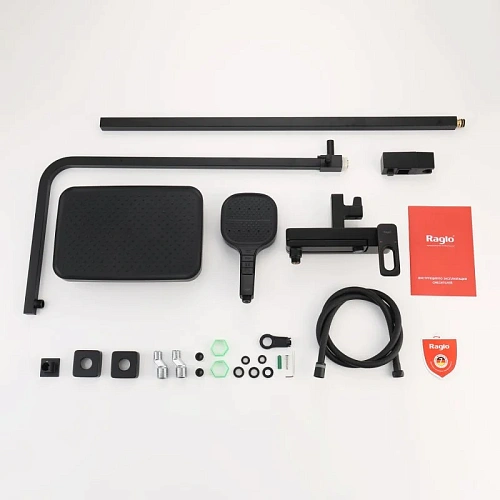 Душевая система Raglo R51.24.06, черный Душевая система Raglo R51.24.06, черный