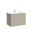 Тумба под раковину Sancos Snob R SNR70CE 690х445х500 Beige Soft, подвесная Тумба под раковину Sancos Snob R SNR70CE 690х445х500 Beige Soft, подвесная