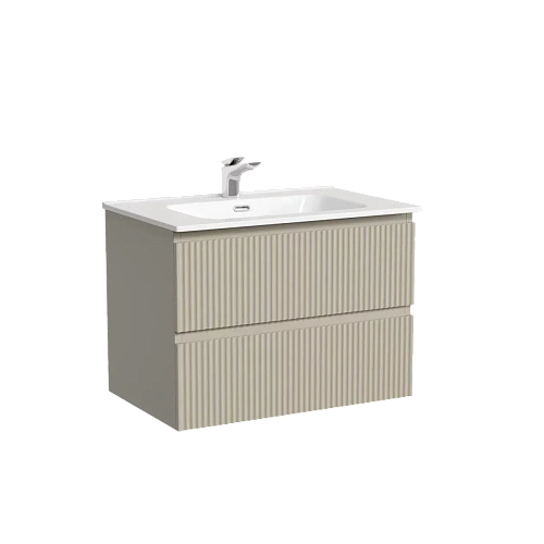 Тумба под раковину Sancos Snob R SNR70CE 690х445х500 Beige Soft, подвесная Тумба под раковину Sancos Snob R SNR70CE 690х445х500 Beige Soft, подвесная