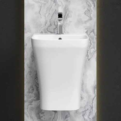 Раковина Ceramica Nova DION CN6067 белый моноблок Раковина Ceramica Nova DION CN6067 белый моноблок