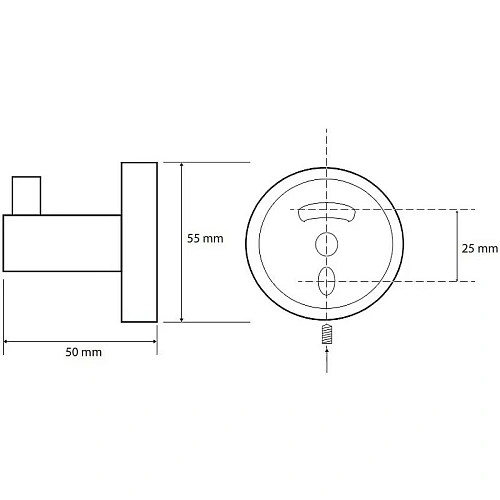 Крючок Bemeta Coral 158106022 Крючок Bemeta Coral 158106022