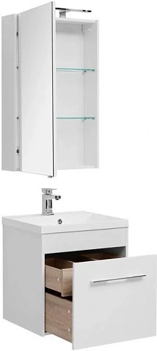 Комплект мебели Aquanet Августа 58 белый 00225249 Комплект мебели Aquanet Августа 58 белый 00225249