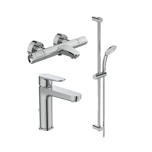 Комплект смесителей Ideal Standard CERATHERM T100 BC985AA Комплект смесителей Ideal Standard CERATHERM T100 BC985AA