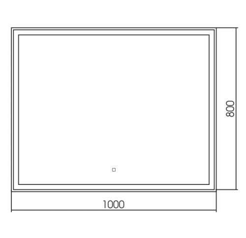 Зеркало SILVER MIRRORS 1000x800 сенсорный выключатель Ливия (ФР-00001225) Зеркало SILVER MIRRORS 1000x800 сенсорный выключатель Ливия (ФР-00001225)