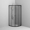 Душевой уголок AM.PM X-Joy Twin Slide W88G-205-080BT 80x80 без поддона, профиль черный, стекло прозр Душевой уголок AM.PM X-Joy Twin Slide W88G-205-080BT 80x80 без поддона, профиль черный, стекло прозр