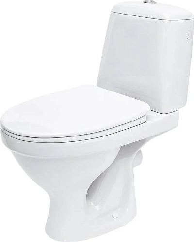 Унитаз напольный Cersanit EKO (S-KO-E011-3/6-DL-w) компакт с сиденьем Унитаз напольный Cersanit EKO (S-KO-E011-3/6-DL-w) компакт с сиденьем