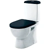 Унитаз напольный Sanita Luxe Best Color Black BSTSLCC06100522 компакт с сиденьем Soft Close Унитаз напольный Sanita Luxe Best Color Black BSTSLCC06100522 компакт с сиденьем Soft Close