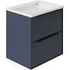 Тумба под раковину La Fenice SIMPLA Blu Grigio TWIN 80 FNC-01-SIM-BG-80-2 синяя
