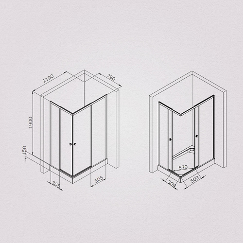 Душевой уголок AM.PM X-Joy W94G-403-120280-BT1K раздвижные двери 120x80 профиль черный матовый, стекло прозрачное Душевой уголок AM.PM X-Joy W94G-403-120280-BT1K раздвижные двери 120x80 профиль черный матовый, стекло прозрачное